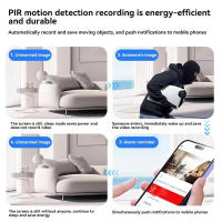 Cámara Mini Wireless 1080p HD Wifi Para Interior Con Visión Nocturna Monitorización Remota a Través De App Video Grabadora - details 18