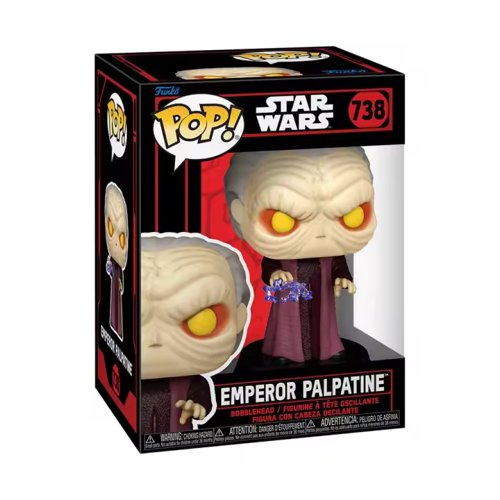 Funko Pop! Figura De Vinilo De Palpatine Del Lado Oscuro Star Wars 9 Cm - 1