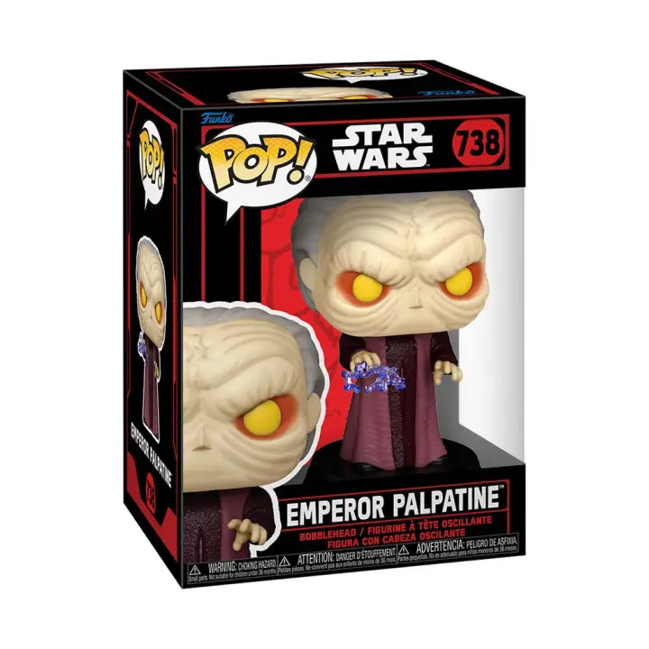 Funko Pop! Figura De Vinilo De Palpatine Del Lado Oscuro Star Wars 9 Cm - 1