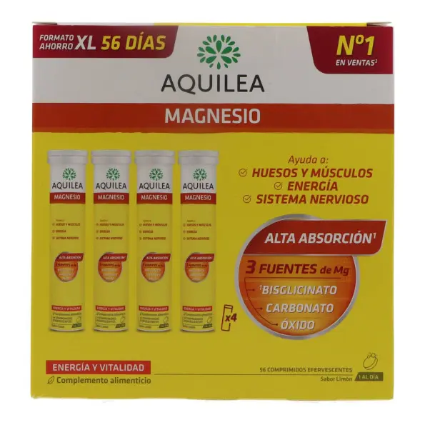 Aquilea Magnesio 375 Mg 56 Comps Efervescentes Promo Aquilea - 1