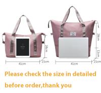 Bolsa De Diaper Para Mamá PANGDUBE Grande 41*40*21cm Con Ampliable De 12cm Resistente Al Scratch Y Al Agua Para Bebé Estilo Tote Bag Cierre De Cremallera Material PU/PVC - details 0