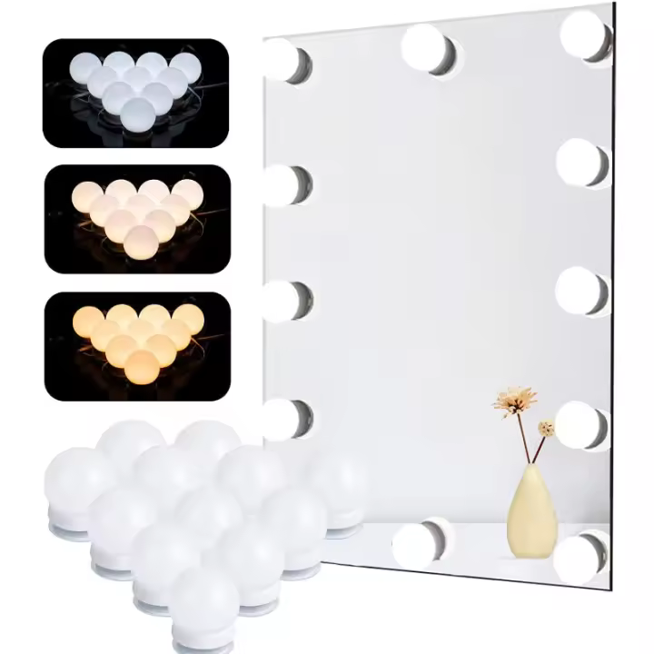 Luz LED Para Espejo De Maquillaje USB 12V Luz De Vestíbulo Para Baño Iluminación Ajustable Para Espejo De Vestíbulo - 1
