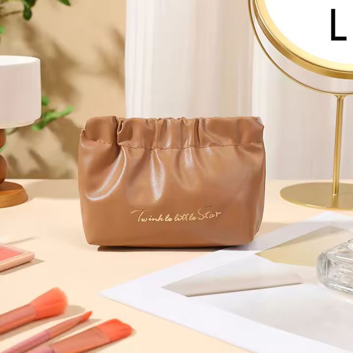 Bolsa De Maquillaje Impermeable Organizador De Perfume Y Labiales Gran Capacidad Accesorios De Viaje Cierre Automático Regalo - 1