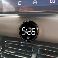 Reloj Digital LED Mini Para Coche Tipo Toque Adorno Automotriz Stick-On Interno Pantalla Táctil Para Vehículos - details 2