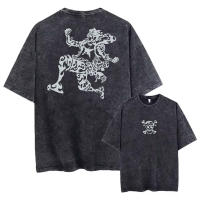 Camiseta Hip Hop Para Hombre Estilo Callejero Retro Gráfico Harajuku Algodón Casual Manga Corta Camiseta Tops Unisex - details 1
