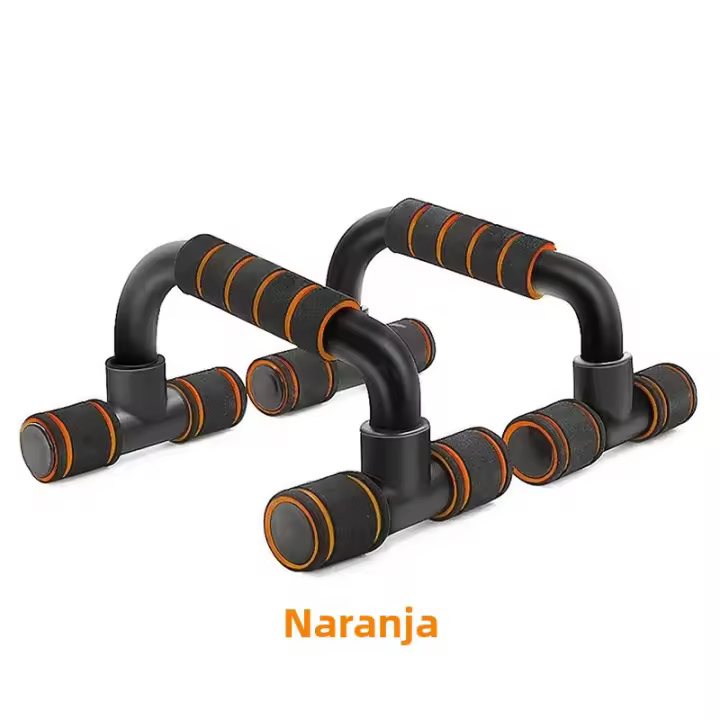 1par De Barras De Empuje En U Para Ejercicio De Fitness Equipo De Músculo Entrenamiento De Mano Esponja De Agarre Para Gimnasio Doméstico Y Construcción Corporal - 1
