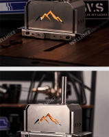 Mini Estufa De Madera WELLHIKE Para Camping Al Aire Libre Portátil Y Plegable Quemador De Incienso Y Velas De Caza Estilo Oso Elegante - details 6