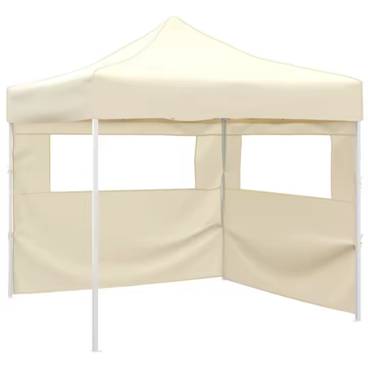 vidaXL Carpa Jardín Plegable 2 Paredes Cenador Pérgola Patio Fiestas Eventos Color Crema,  Azul,  Verde y mas - 1