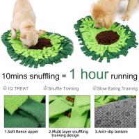 Juguetes Interactivos Para Perros Alfombra De Aromaterapia Para Mascotas Juego Boreante De Alimentación Con Snuffle Mat - details 1