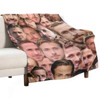 Manta De Cosplay De Ryan Gosling Para Camping Essentials Para Dormitorio Suave De Poliéster 100% Coral Fleece Rectangular Para Adultos - details 1