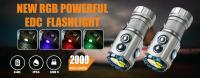 Linterna Frontal USB Recargable Con Sensor COB LED De Batería Integrada 5 Modos De Iluminación Para Running Nocturno Camping Pesca Exterior Impermeable 180° - details 2