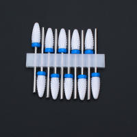 Juego De 10 Piezas De Brocas Para Uñas De Cerámica Para Manicura Eléctrica Herramientas De Pulido De Uñas Y Pies Accesorios De Maquinaria - details 2