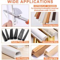 Tijera De Miter Multigiro Para Corte Angular De Madera Suave Plástico PVC De 45 a 135 Grados Herramienta Manual Multifuncional - details 3