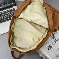 Mochila de lona verde para ordenador portátil para hombre y mujer, morral de viaje a la moda, ideal para estudiantes - details 3