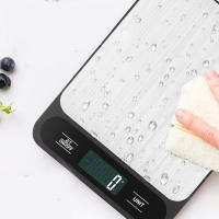 Báscula Digital De Alimentos 10kg 1g Báscula Electrónica De Cocina 5kg 1g Para Hornear Medida En Gramos Y Ounces Acero Inoxidable - details 0