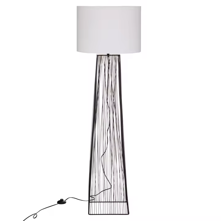Lámpara de Pie Atmosphera Tropique 147 Cm Negro Estilo Desestructurado - 1