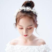Diadema De Princesa Para Niñas Adorno De Corona Florido Para Bodas Y Fotografías Navideñas Accesorio De Cabeza De Moda - details 10