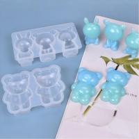 Molde De Silicona Para Joyería DIY Epoxy Resina Con Diseño De Oso Y Muñeca Set-up 3D Lindo Molde De Resina Para Creaciones Artísticas - details 5