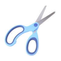 Tijeras De Seguridad Para Niños Estudiantes DIY Papel Herramienta De Corte Para Niños Mano Izquierda Con Funda Estationaria - details 16