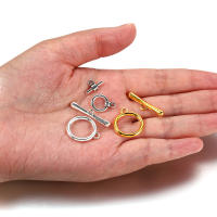 10/20 Lotes De Cerraduras De Tobogán OT En Oro / Rosa Oro Para Creación De Joyas Pulseras Collares Accesorios De Enlaces Y Conectores DIY - details 14