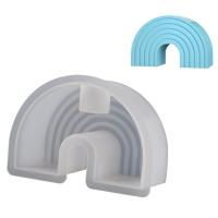Molde De Silicona 3D Arco Iris Para Velas Y Artesanía Decoración De Nube Arco Iris DIY Aromaterapia Plástico Colorido - details 6