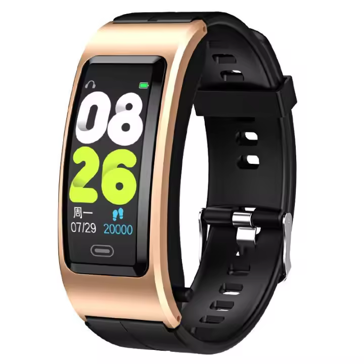 Reloj inteligente B7 Pulsera de Llamadas Auriculares Bluetooth Identificador de Llamadas 2 en 1 Heart pacta medicine y la presión arterial - 1