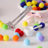 Juego De Aprendizaje Sensorial Montessori Para Niños Juguete De Coloración Y Alineación 78 Piezas Set De Pompom Para Niños De Preescolar Y Jóvenes - details 10