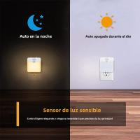 Lámpara LED De Sensor De Movimiento Para Habitación De Niños Con Sensor De Atardecer a Medianoche Luz Nocturna Sin Fichas Energía Eficiente Para Pasillo O Escalera - details 7
