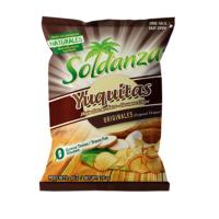Soldanza - Pack  6 unidades Chips naturales - Plátanos maduros, Platanitos maduros picantes, Platanitos lima/limón, Plátanos verdes, Yuquitas / Yuca, Plátanos Tostones Patacones - Brindando el mejor de los sabores naturales - details 1