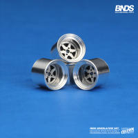 BNDS Rines De Aleación Con Neumáticos De Goma Para Vehículo De Escala 1/64 Estilo JDM VIP 8.3mm Conjunto De 4 Piezas Accesorios Detallados Para Modelo De Coche - details 2