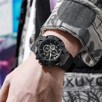 Reloj Deportivo De Cuarzo Para Hombre Con Pantalla Grande De Silicona Resistente Al Choque Reloj De Pulsera Casual Moda - details 3