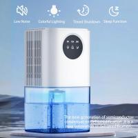 Deshumidificador doméstico, tanque de agua de 51 onzas, Deshumidificador silencioso, adecuado para baño, dormitorio, Autocaravana y encimera de cocina, con función de apagado automático y secado rápido de ropa, Luz LED de 7 colores - details 5
