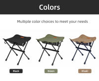 Silla Plegable Portátil Para Camping PACOONE Mini Silla De Pesca Picnic De Aluminio Ultraligero Con Almacenamiento Muebles De Exterior Ligeros - details 9