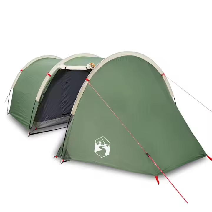 vidaXL Tienda de Campaña con Túnel para 4 Personas Impermeable Toldo Color Gris,  Azul,  Verde y mas - 1