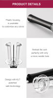 Abridor de vino portátil, bomba de presión de aire, Sacacorchos de botella, herramientas de abridor, accesorios de Bar para el hogar, restaurante, fiesta, amantes del vino - details 5