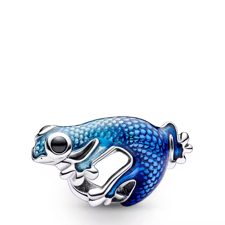 Pandora Charm en plata de ley Geco Azul Metalizado 792701C01 , para Mujer - 1