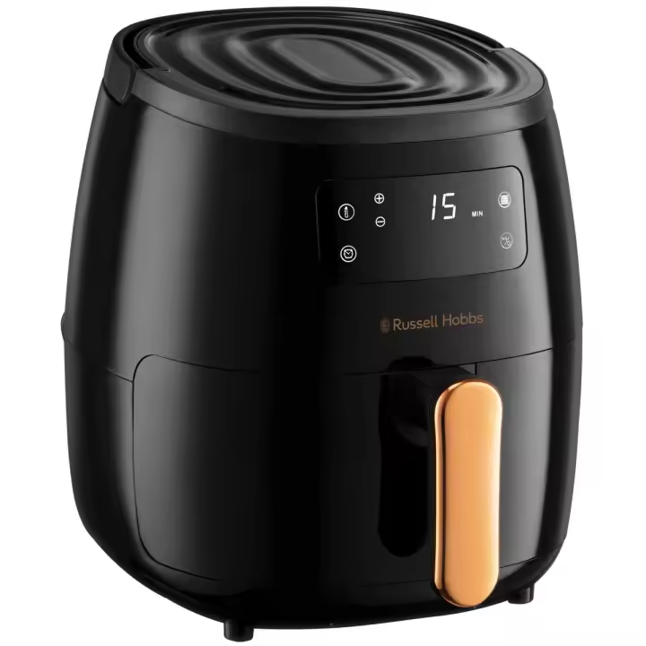 Russell Hobbs Freidora Sin Aceite XL 5l, Freidora de Aire, 7 funciones, AirFryer, apto lavavajillas, temporizador, regulable 80-220 ºC, Táctil, gratinar, hornear, deshidratar, etc - SatisFry 26510-56 - 1