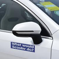 Pegatina De Coche Impermeable Para Ventanas Parabrisas Y Maletero De Vinilo Resistente Con Diseño De What Would Scooby Do Accesorios Exteriores Para Automóviles - details 8