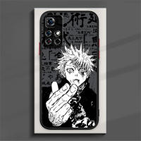 Funda De Teléfono Anime Gojo Jujutsu Kaisen Mate Para Redmi Nota 13 12 11 10 9 8 pro plus S T 5G 4G Resistente a Arañazos Y Huellas Translúcida Y Mate - details 7