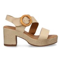 PuntoSalao Sandalias beige de tacón y plataforma para mujer VR5-1612 - details 0