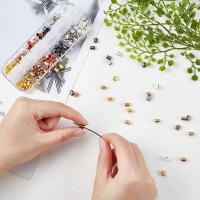 300pcs Terminadores De Cuerda En 6 Colores Capa De Cuero Con Agujero De 1mm Terminadores De Columna De Cobre Para Joyería - details 2