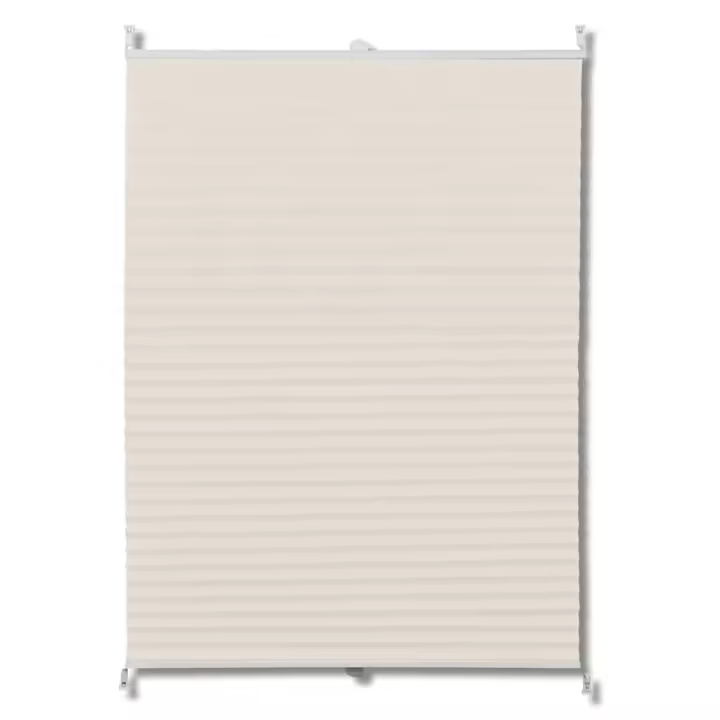 vidaXL Plisé Para Ventana Persiana 60X125cm Crema - 1