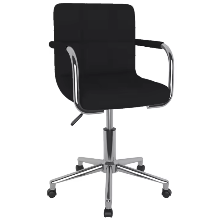 Silla de Oficina giratoria de Tela Negra - 1
