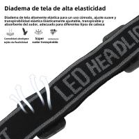 BORUiT Mini Linterna De Corbata LED Con Luz Roja Y Pilas AAA 4 Modos Impermeable Torcha De Trabajo Para Camping Y Búsqueda - details 8