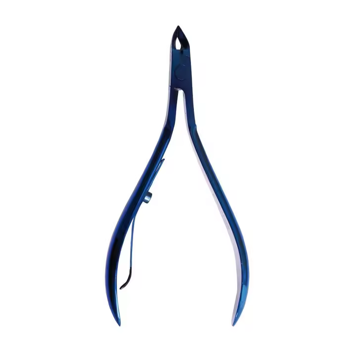 EUROSTIL CORTA-CUTICULAS ALICATE 10CM TITANIO COLOR AZUL 1UN - 1