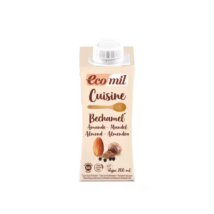 Ecomil Cuisine Bechamel Almendras Cocina 200Ml Bio - 1