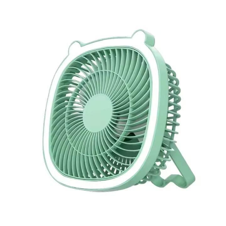 Ventilador Portátil Cool & Cute with Luz LED 180 Grados (Mint Green) - 1