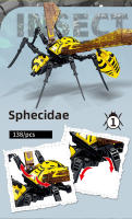 Bloques De Construcción De Insectos Orchid Mantis Sphecidae Mini Modelo De Animal Para Juego Creativo Y Decoración De Escritorio Regalos Para Niños En Navidad Y Cumpleaños - details 10