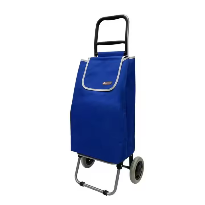 Bolsa carrito de la Busta, carrito plegable portáil para Hogar, cesta de la Busta con Rueda y soporte, Bolsa de 40 litros - 1