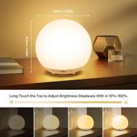Luz nocturna LED, lámpara de mesa recargable por USB con luz cálida regulable, 7 colores, control táctil, temporizador de 0,5/1 hora para guardería, bebé, dormitorio, camping. - details 1